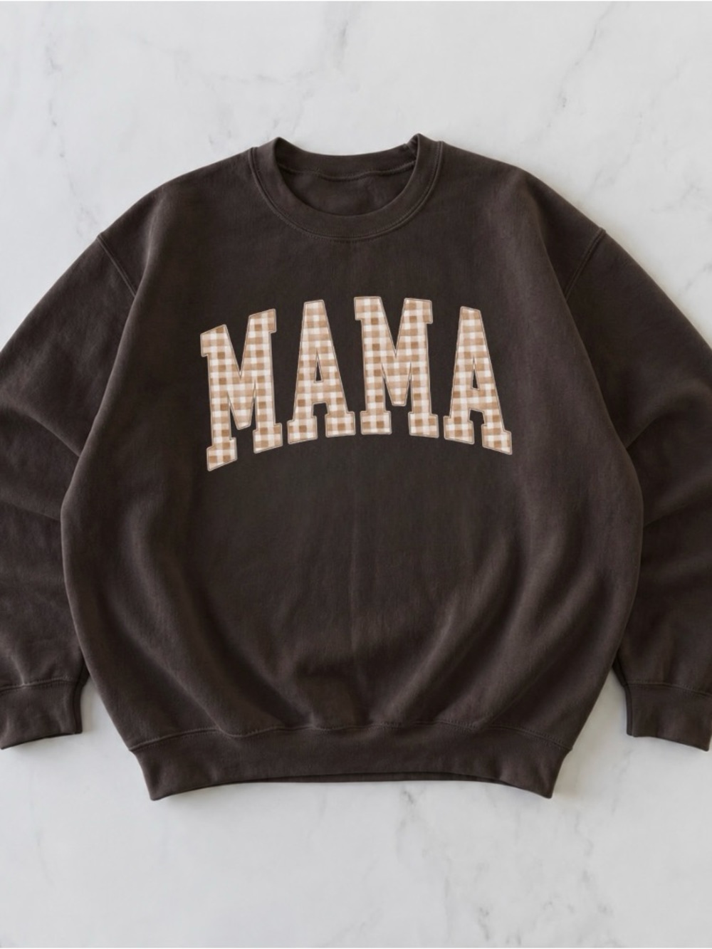 Gingham Mama Sweatshirt Gift For Mom